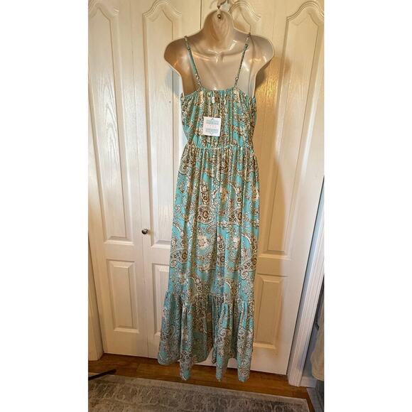 Cienna Women's Boho Long Dress Size Small Cottagecore Ruffle Tier Y2K - Picture 5 of 7
